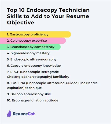 Top 17 Endoscopy Technician Resume Objective Examples