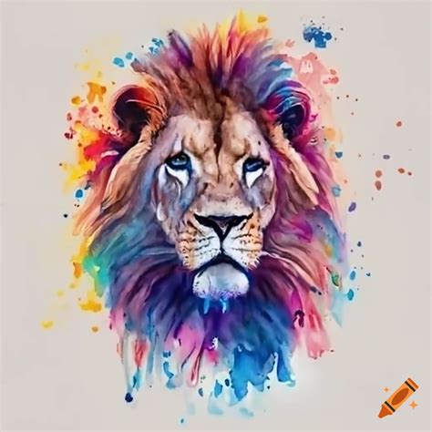 Majestic lion