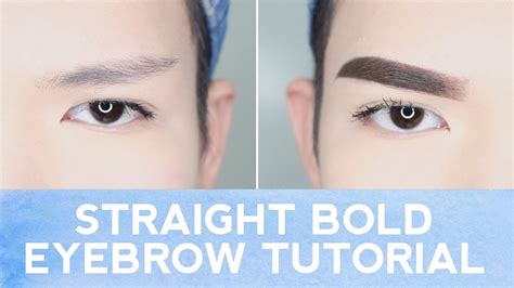 Straight Bold Eyebrow Tutorial (Paano Mag Kilay?) | Kenny Manalad - YouTube