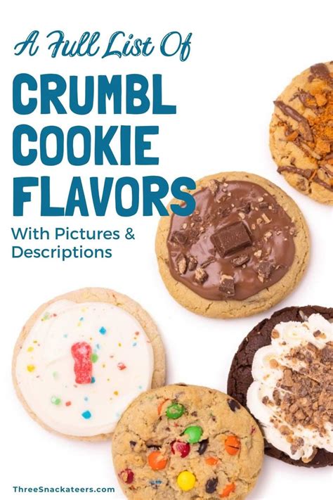 Crumbl Cookie Flavors in 2022 | Cookie flavors, Graham cracker cookies, Vanilla cream cheese ...