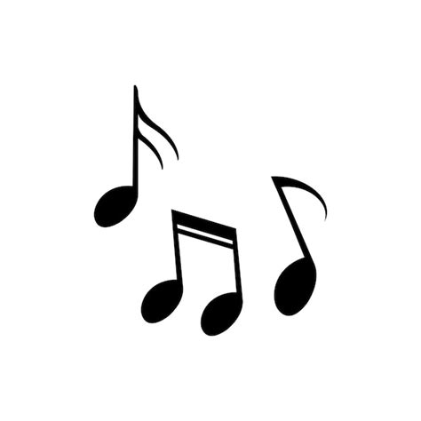 Premium Vector | Musical note logo