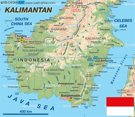 Map of Kalimantan (Indonesia) | Indonesian Map -YUSIKOM- | Pinterest | Indonesia and Asia