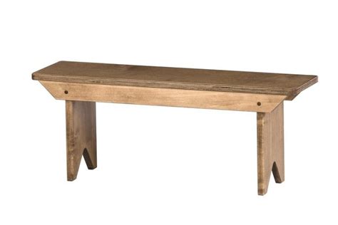 Wood Kids Bench from DutchCrafters Amish Furniture