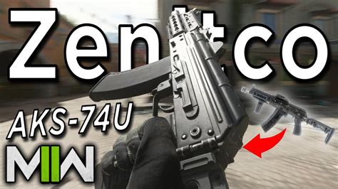 ZENITCO AKS-74U (Kastov-74u) Build in Modern Warfare II Gameplay - YouTube