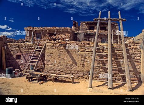 Acoma Pueblo near Grants, New Mexico, USA, also known as 'Sky City' Stock Photo, Royalty Free ...