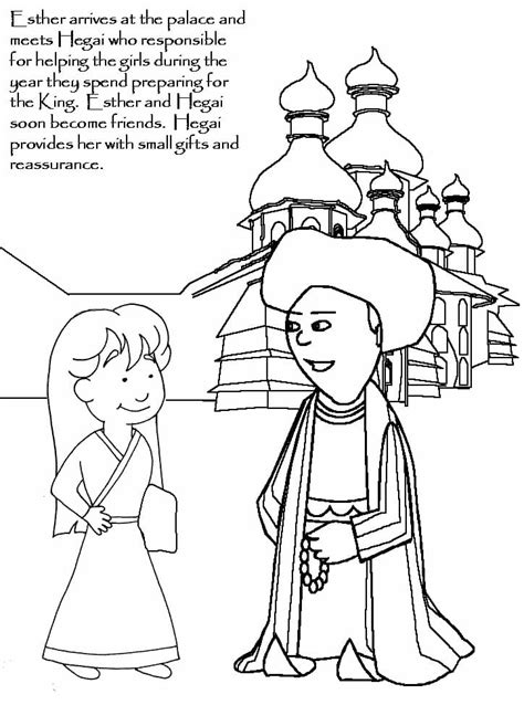 Queen Esther 7 Coloring Page - Free Printable Coloring Pages for Kids