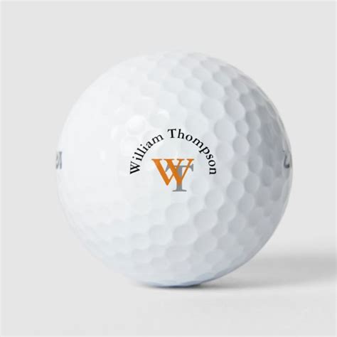 personalized monogram golf balls | Zazzle.com