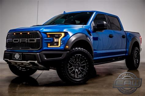 2019 Ford F-150 Raptor 36485 Miles Velocity Blue Metallic Crew Cab ...