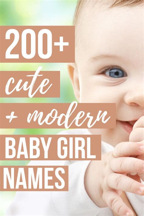 200 cute modern baby girl names – Artofit