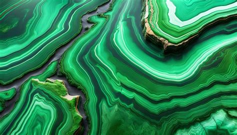 Premium AI Image | Abstract malachite background with stone texture realistic malachite surface