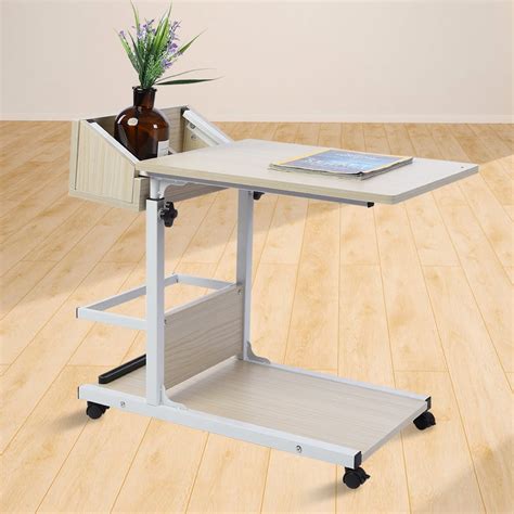 YLSHRF Laptop Desk with Wheels,Removable Laptop Desk,Portable ...