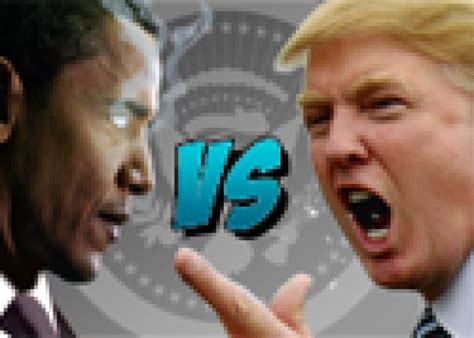 Political Kombat: President Obama and Donald Trump in a video game ...