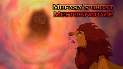 Mufasa's Ghost - Lion King Multilanguage - YouTube