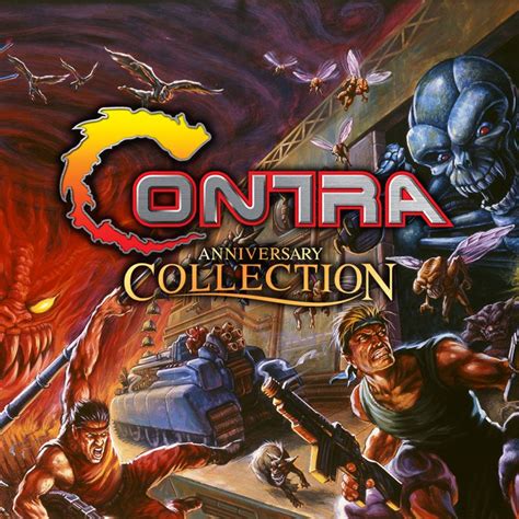 Contra: Anniversary Collection (2019) Nintendo Switch box cover art - MobyGames