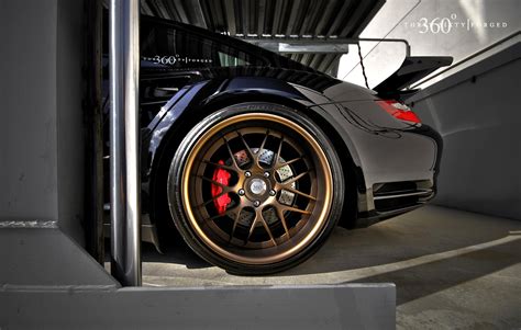 Gorgeous Porsche 911 Turbo Sporting 360 Forged Custom Wheels — CARiD ...