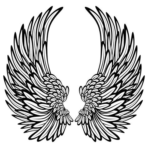 Angel Wings Pencil Drawing at GetDrawings | Free download