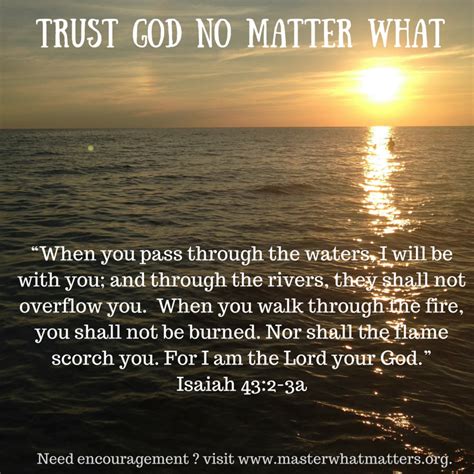 Trust God No Matter What — Pam Pegram