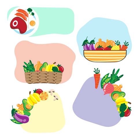 food banner vector set 11187531 Vector Art at Vecteezy