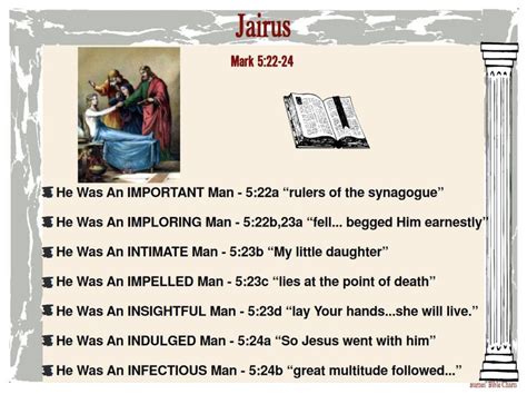 Jairus | Bible study scripture, Scripture writing plans, Bible study notebook