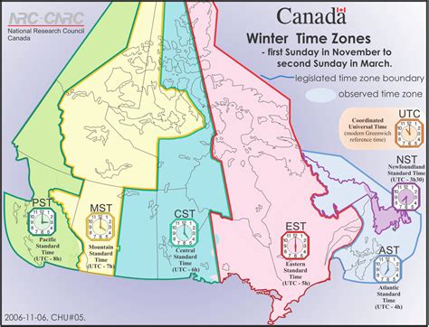 Timezone Map Canada | secretmuseum