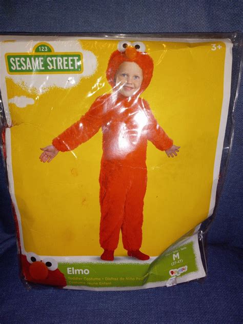 Disguise Sesame Street Elmo Deluxe Kids Size M 3T/4T … - Gem