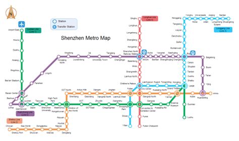 Shenzhen Metro Map | Free Shenzhen Metro Map Templates