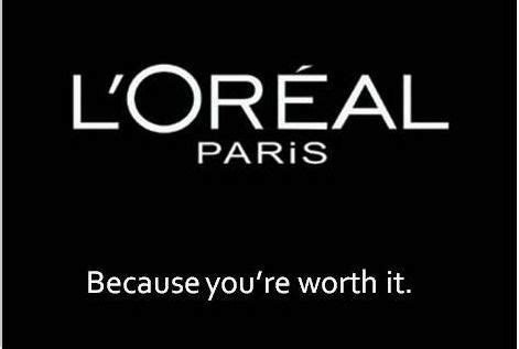 a black and white photo with the words l'oreal paris