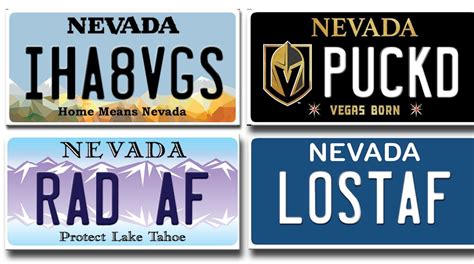 Nevada rejected more than 1,000 vanity plates last year. Here's why