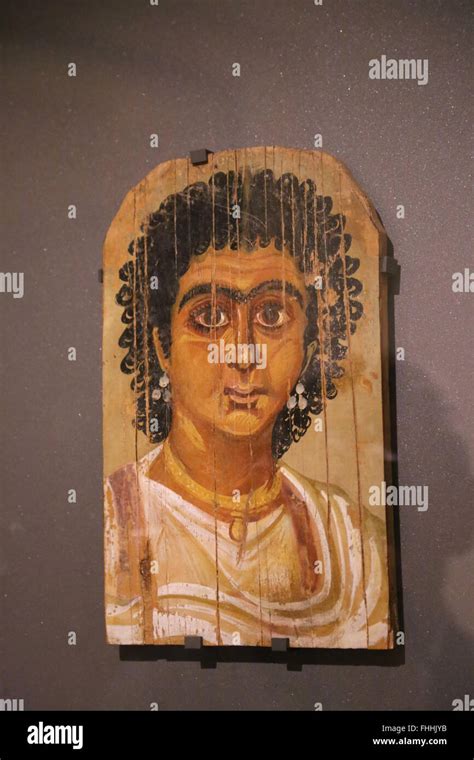 "mummy portrait" + egypt + woman hi-res stock photography and images - Alamy