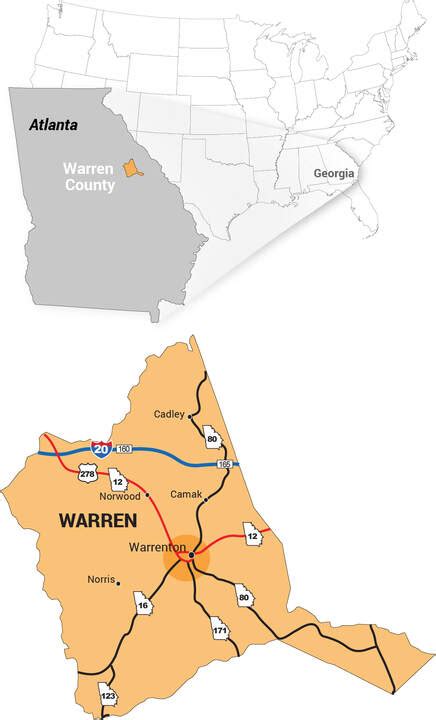 Location and Transportation - Warren County, GA