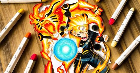 Naruto Bijuu Mode Drawing