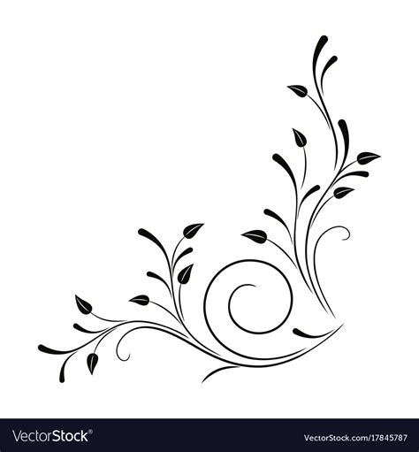 Floral ornament Royalty Free Vector Image - VectorStock