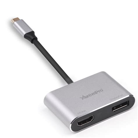 USB-C to Displayport Multi Monitor Splitter/Extender Laptop to HDMI USB ...
