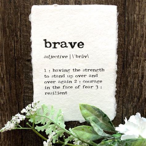 Definition Prints, Reason Quotes, Brave Print, 2nd Wedding Anniversary ...