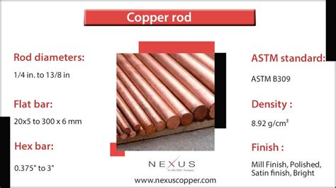 Copper rod and UNS C10100 flat/hex bar manufacturer in India