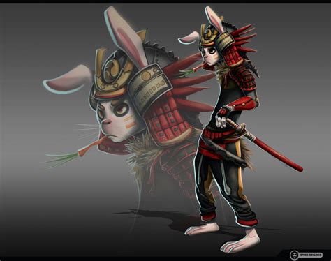 Samurai rabbit by WantedGreen on DeviantArt