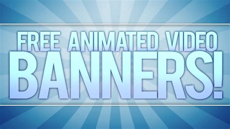 Free Animated Banner Templates - Printable Templates