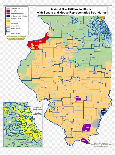 Illinois' Congressional Districts - Illinois Natural Gas Pipeline Map ...