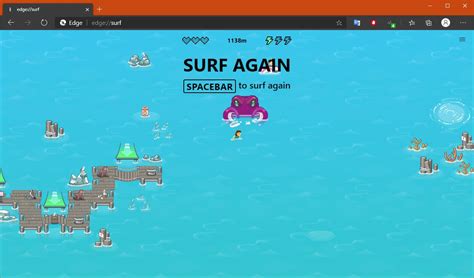 How to Play the Hidden Surfing Game in Microsoft Edge