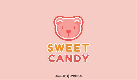 Gummy Bear Candy Logo Template Vector Download