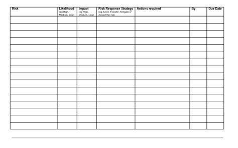 Risk Assessment Template | 10+ Free Printable PDF, Excel & Word Formats ...