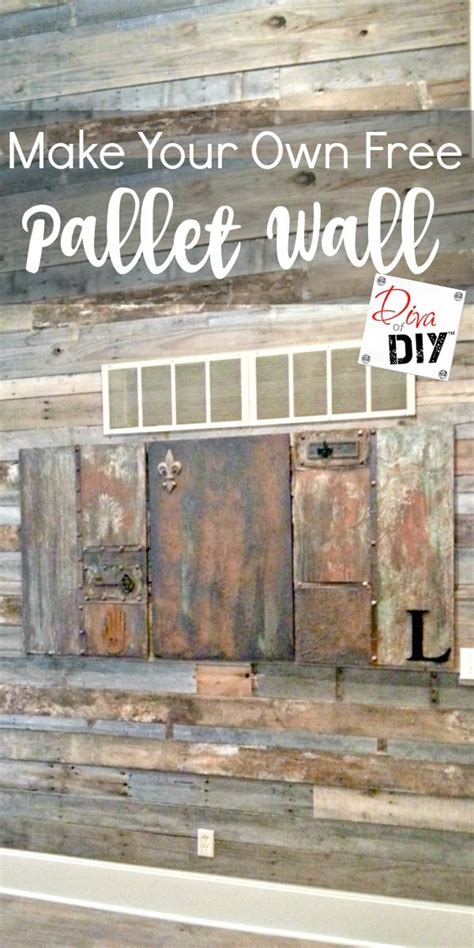 How to Make a Pallet Wall Using Free Pallet Wood