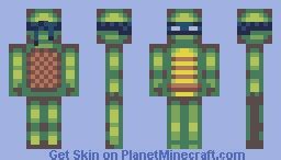 Donatello ~ TMNT (Raphael in Description) Minecraft Skin