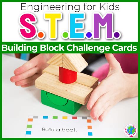 Building Block STEM Challenge Cards