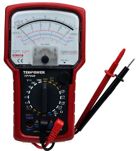 Tekpower TP7040 20-Range AC/DC Analog Multimeter General Purpose with High Accuracy and Well ...