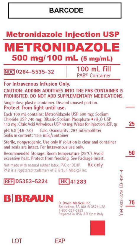 Metronidazole Solution Information, Side Effects, Warnings and Recalls