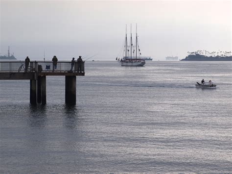 Shoreline Aquatic Park Piers — Long Beach - Pier Fishing in California