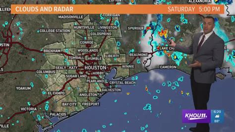 Houston weather forecast for Saturday evening | khou.com