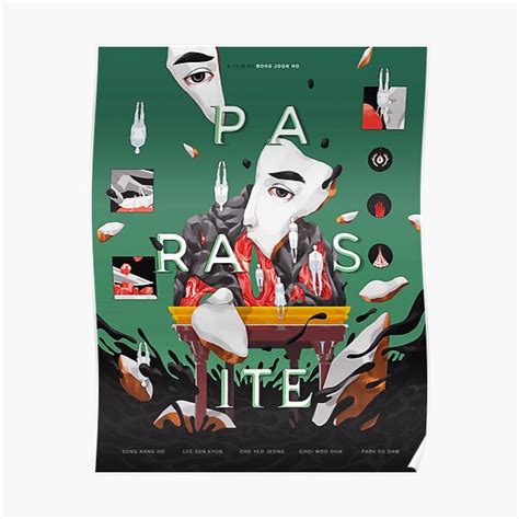 "Parasite movie poster" Poster for Sale by crystaltammy | Redbubble