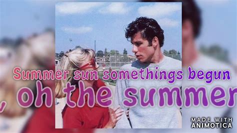 Summer nights - Grease (Lyrics) - YouTube